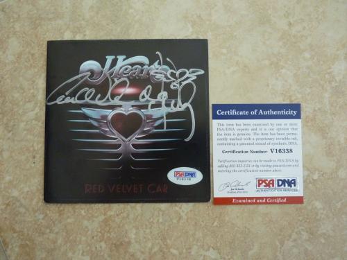 Heart Red Velvet Car Anne & Nancy Autographed Signed CD Cover PSA Certified