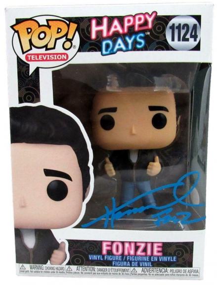 Henry Winkler "Fonzie - Happy Days" Signed Funko Pop! #1124 Figurine JSA 165406