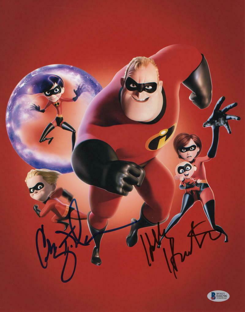 Holly Hunter Craig T Nelson Incredibles Signed Autographed 11x14 Photo Bas 2