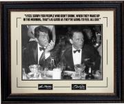 Hollywood Frank Sinatra/Dean Martin 16x20 Photo Framed w/ Quote