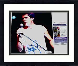 Huey Lewis Autographed 8x10 Photo (the News) W/ Proof! - Jsa Coa!