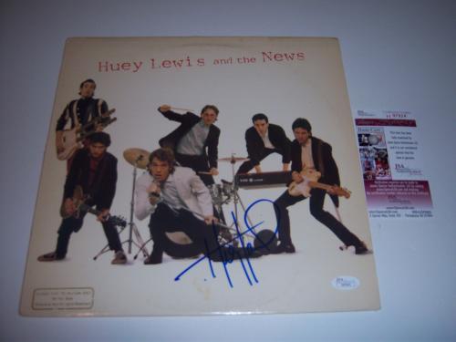 Huey Lewis Huey Lewis And The News Jsa/coa Signed Lp Record Album