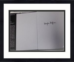 Hugh Hefner Signed The Playboy Book 40 Years PSA/DNA COA Gem Mint 10 Autograph