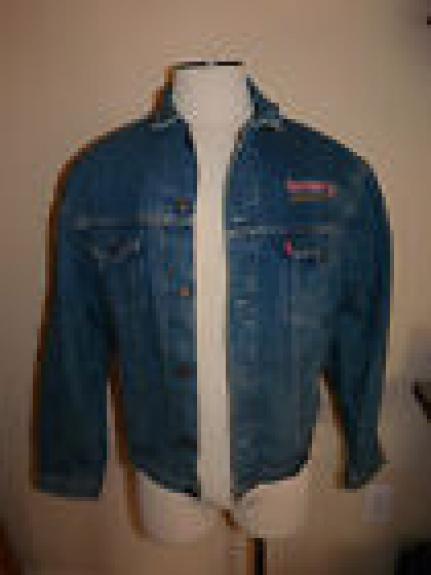 iron maiden denim vest