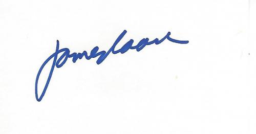 JAMES CAAN -Movies Include "ROLLERBALL", "BRIAN'S SONG", and "MISERY" Signed 5x3 Index Card