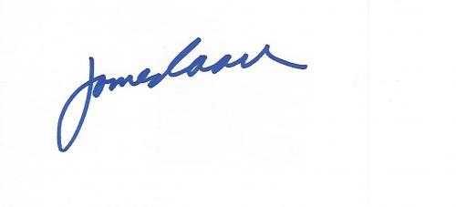 JAMES CAAN -Movies Include "ROLLERBALL", "BRIAN'S SONG", and "MISERY" Signed 5x3 Index Card