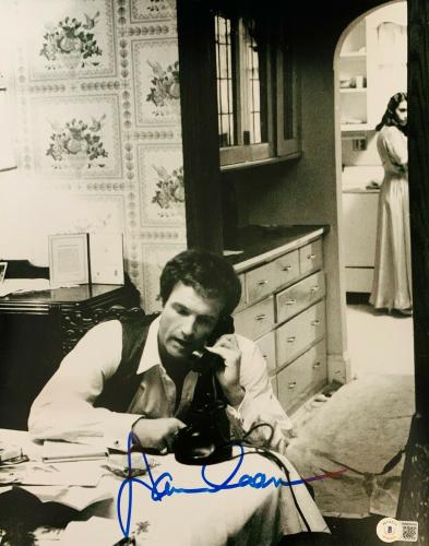 James Caan Signed 11 x 14 The Godfather Sonny Corleone Phone Photo Beckett BAS