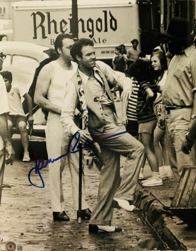 James Caan Signed 11x14 Sonny The Godfather Photo Fight Beckett BAS Witnessed