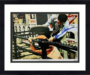James Caan Signed 11x14 The Godfather Sonny Fight Photo Beckett BAS Witnessed