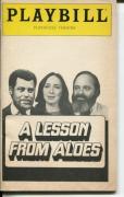 James Earl Jones Athol Fugard A Lesson From Aloes 1980 Opening Night Playbill