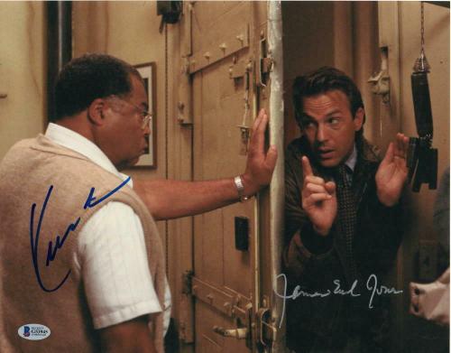 JAMES EARL JONES & KEVIN COSTNER SIGNED AUTOGRAPHED 11x14 PHOTO FIELD OF DREAMS
