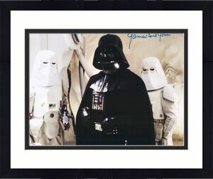James Earl Jones Signed Star Wars Darth Vader 11x14 Photo Blue JSA COA