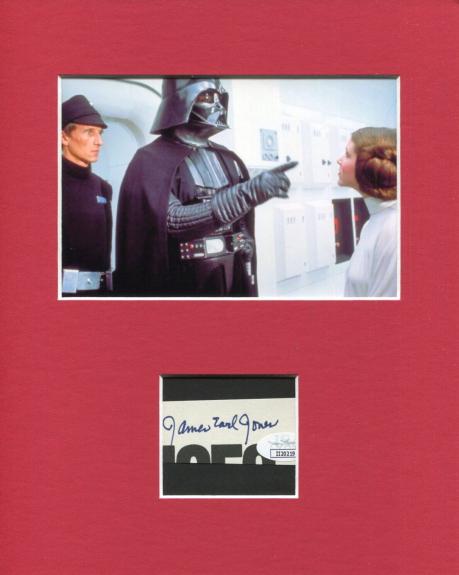 James Earl Jones Star Wars Darth Vader Voice Signed Autograph Photo Display JSA