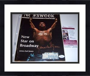 James Earl Jones Theres A New Star On Broadway Jsa/coa Signed Newsweek Magazine