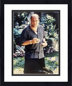 James Gandolfini Signed Photo 16x20 Actor Tony Sopranos Cigar Autograph Mob JSA