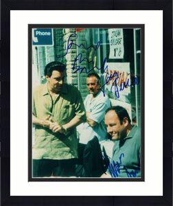 James Gandolfini, Steven Van Zandt +1 Signed Autograph 8x10 Photo Sopranos Jsa