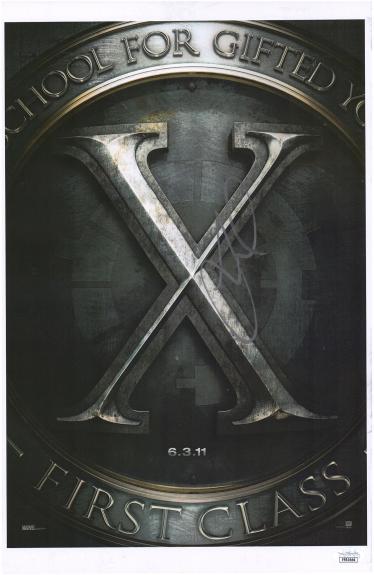 James McAvoy Autographed 12" x 18" X-Men: First Class Movie Poster - JSA