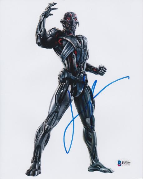 James Spader Signed 8x10 Photo Avengers Ultron Beckett Bas Autograph Auto Coa P