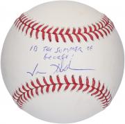 Jason Alexander Seinfeld Autographed Baseball with "Summer of George" Inscription
