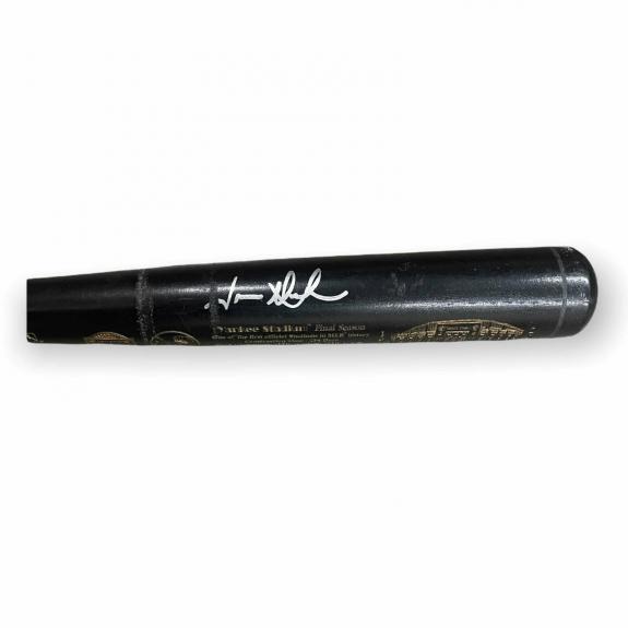 Jason Alexander signed Yankee Stadium Baseball Bat (Scratch & Dent) BAS COA auto
