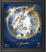 Javier Chicharito Hernandez La Galazy Framed 15" x 17" Stars of the Game Collage - Facsimile Signature