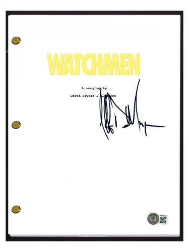 Jeffrey Dean Morgan Signed Autographed Watchmen Movie Script Beckett BAS COA