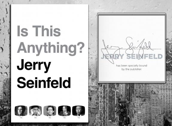 Jerry Seinfeld IS THIS ANYTHING? Signed Hardcover Book