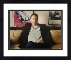 Jerry Seinfeld Signed Autographed 11X14 Photo Comedian on Couch JSA U16749