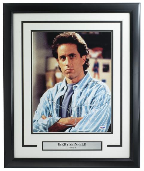 Jerry Seinfeld Signed Framed 11x14 Seinfeld Photo PSA/DNA