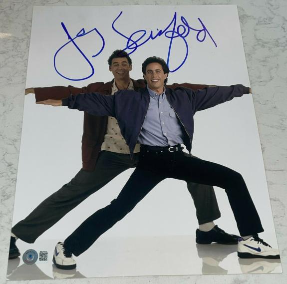 Jerry Seinfeld Signed Full Autograph Classic Funny Show Episode 11x14 Photo Bas