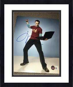 JIM PARSONS SIGNED AUTOGRAPH 8x10 PHOTO BIG BANG THEORY IN PERSON BECKETT BAS E