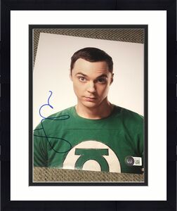 JIM PARSONS SIGNED AUTOGRAPH 8x10 PHOTO BIG BANG THEORY IN PERSON BECKETT BAS X2