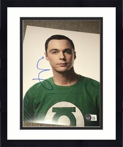 JIM PARSONS SIGNED AUTOGRAPH 8x10 PHOTO BIG BANG THEORY IN PERSON BECKETT BAS X3