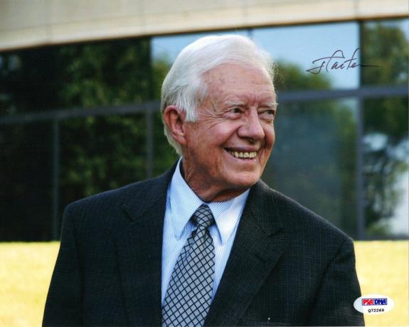 Jimmy Carter PRESIDENTIAL PRESIDENT Signed 8x10 Photo PSA/DNA COA