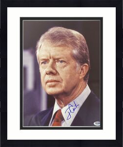 Jimmy Carter Signed Photo 11x14 39th Democratic President Autograph PSA/DNA