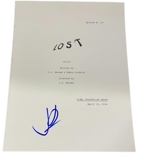 Jj Abrams Signed Lost Pilot Full Script Authentic Autograph Coa