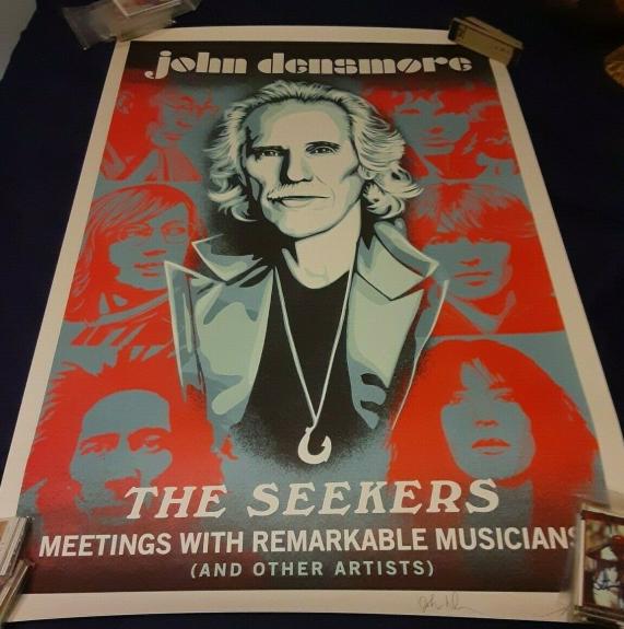 John Densmore The Doors Signed Autographed 2020 The Seekers Book Poster Obey