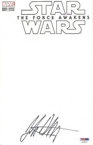 John Dykstra Star Wars The Force Awakens #1 Variant Comic Book PSA/DNA COA (A)