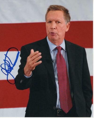 John Kasich Signed Autograph 8x10 Photo - Ohio Governor, 2020, Donald Trump