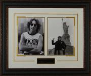 John Lennon Replica Autograph Framed PEACE Display