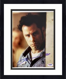 John Travolta Signed Photo 8x10 Mad City Grease Pulp Fiction Autograph PSA/DNA 3