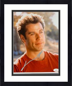 John Travolta Signed Photo JSA COA 8x10 Autographed Michael Pulp Fiction Grease