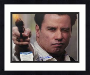 John Travolta Signed Pulp Fiction 11x14 Photo w/Beckett COA AA24326