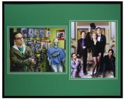 Johnny Galecki Signed Framed 16x20 Photo Set Big Bang Theory w/ cast JSA
