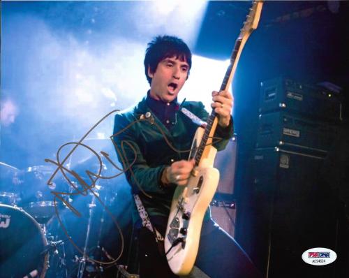 Johnny Marr The Smiths Band Guitar Signed 8x10 Auto Photo PSA/DNA (D)