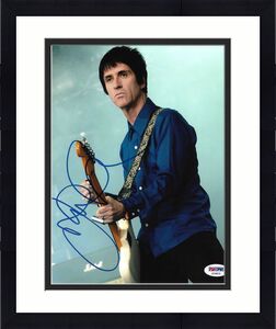 Johnny Marr The Smiths Band Guitar Signed 8x10 Auto Photo PSA/DNA (H)