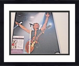 Jon Bon Jovi Living On A Prayer Famous Musician Jsa/coa Signed 11x14 Photo