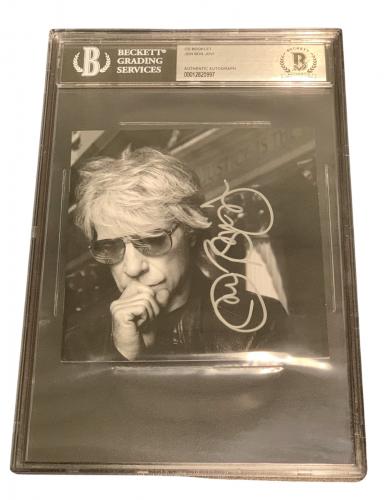 Jon Bon Jovi Signed Autograph Slabbed Bon Jovi 2020 Cd Booklet Beckett Bas 3