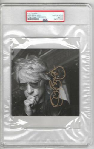 Jon Bon Jovi Signed Autograph Slabbed Bon Jovi 2020 Cd Booklet Psa Dna 1