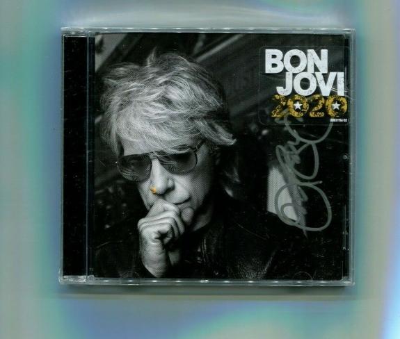 JON BON JOVI signed autographed "2020" CD FROM RECORD LABEL SEALED (SILVER)